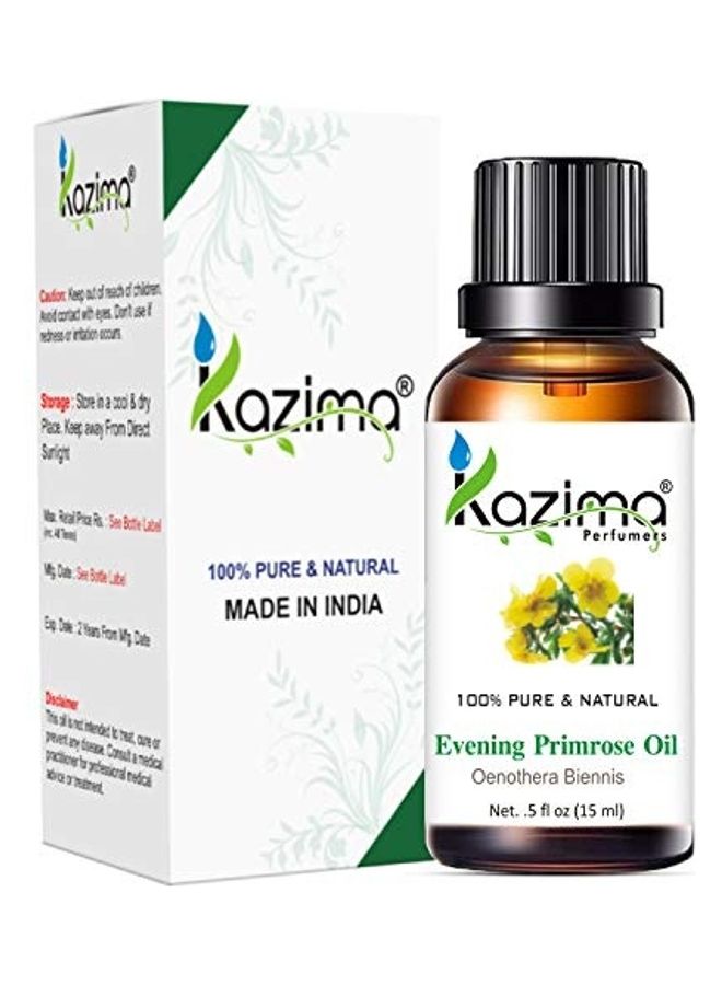 KAZIMA Evening Primrose Cold Pressed Carrier Oil 15ml - Image 1