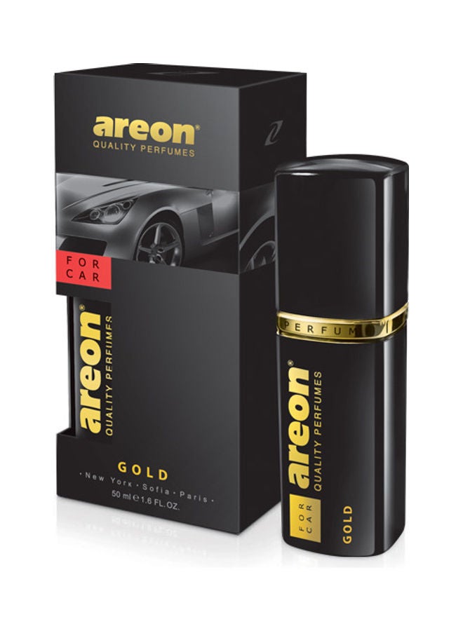 Areon Car Perfume  50ml Black - Gold