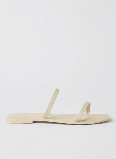 VERO MODA Strappy Leather Sandals Birch
