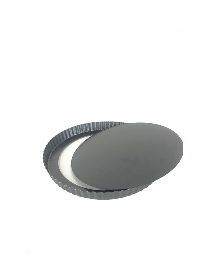 Tart Pan with Removable Bottom Grey 800ml  - Image 1