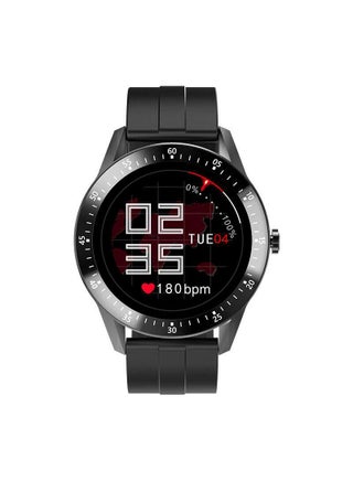 Smart Watch Fitness Tracker IP68 Waterproof Heart Rate Monitor Black - v1615822305/N44813080A_4