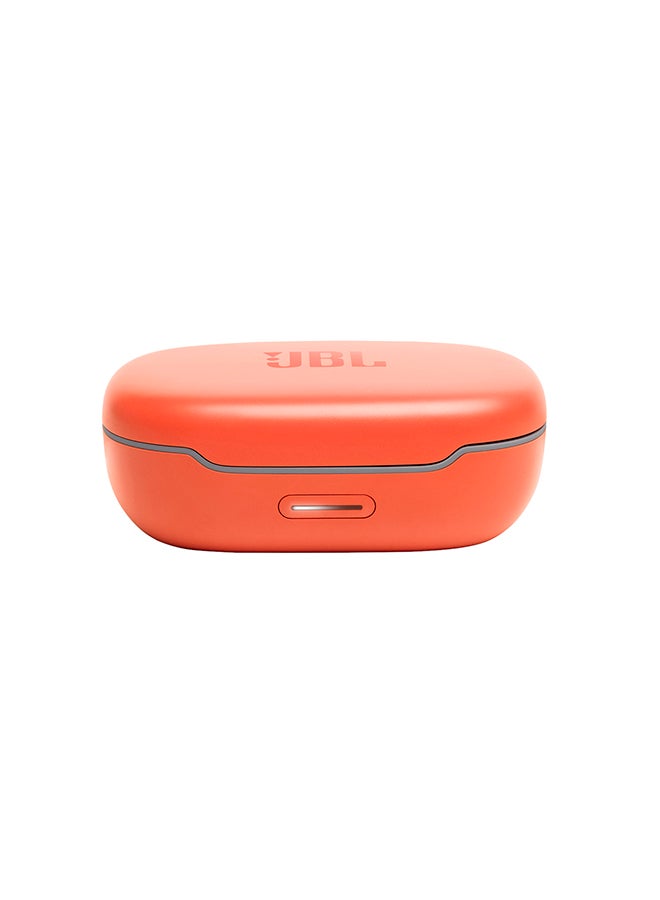 JBL - Endurance Peak II True Wireless In-Ear Headphones Coral - Image 1