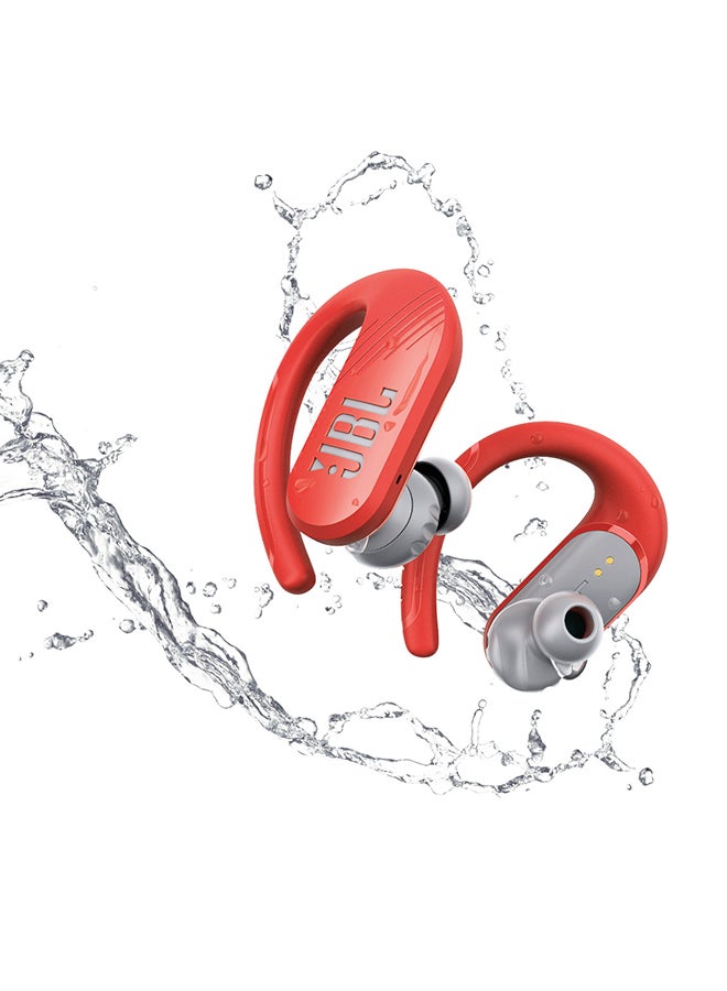 JBL - Endurance Peak II True Wireless In-Ear Headphones Coral - Image 1