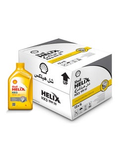 شل زيت محرك هيليكس HX5 10W-30 ممتاز متعدد الدرجات (كرتونة 12 × 1 لتر)  - Image 1