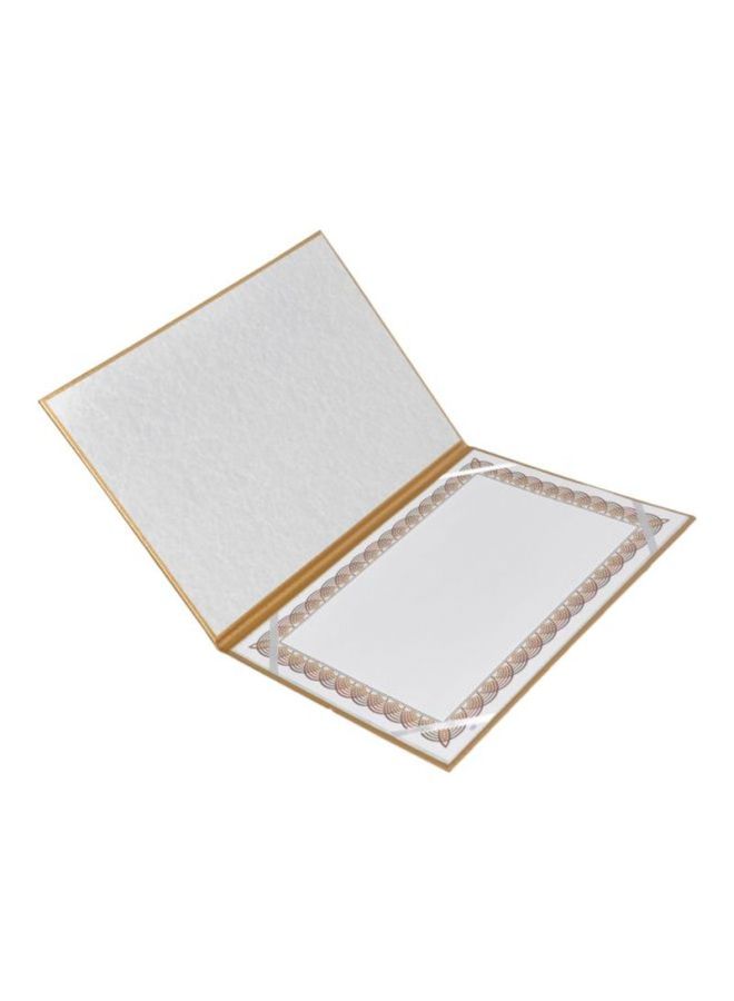 إف اي أس  حافظة شهادات بجانب واحد مقاس A4 بني - Image 2