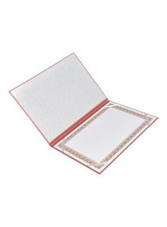 FIS A4 Single Sided Certificate Folder Pink  - Image 2