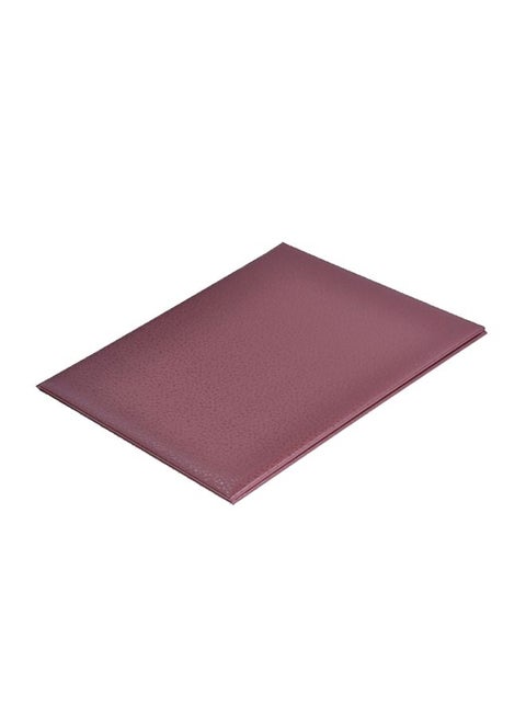 A4 Single Sided Certificate Folder Violet