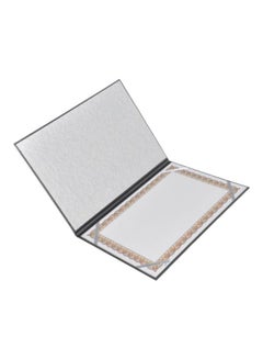 FIS A4 Single Sided Certificate Folder Grey  - Image 2