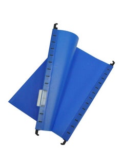 FIS Pack Of 12 Polypropylene Hanging Files With Indicator Blue  - Image 2