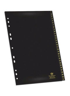 FIS A4 Index Dividers Black  - Image 2