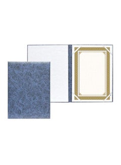 FIS Certificate Folder With A4 Certificate Blue/White/Yellow 