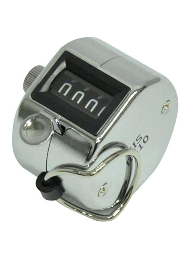 FIS Hand Tally Counter Silver/Black - Image 1