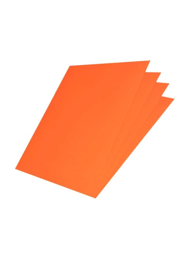 FIS 100-Sheets A4 Color Label Orange  - Image 2