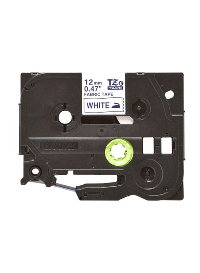 brother TZE-FA3 Fabric Tape Cassette White - Image 1