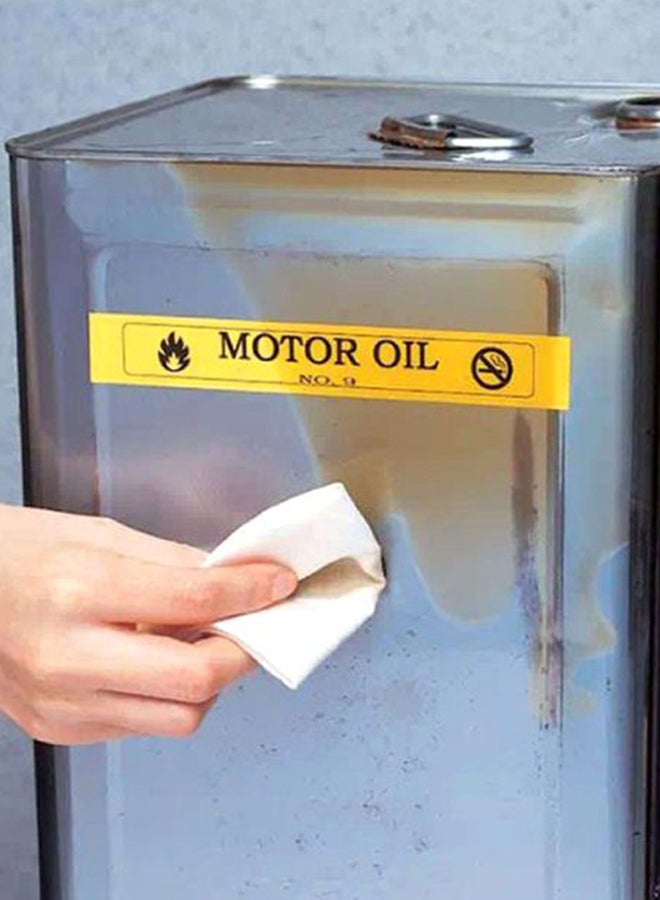 brother Labelling Tape Cassette Yellow/White - Image 3