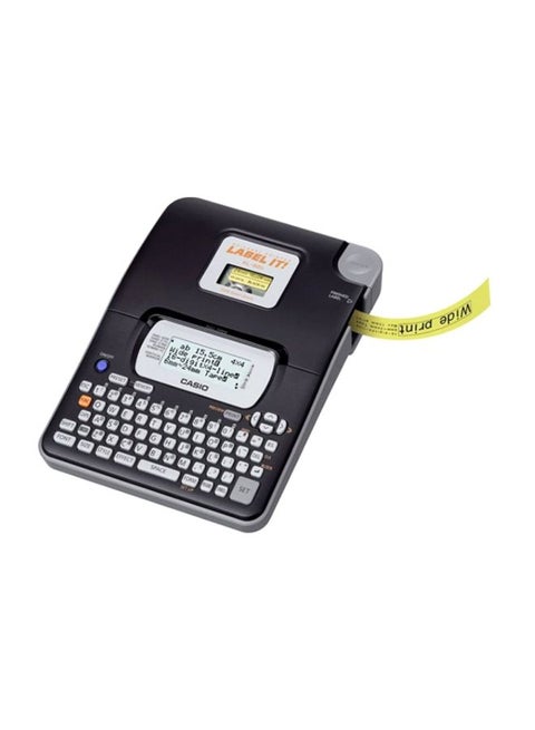طابعة ملصقات طراز KL-820-W-DH أسود