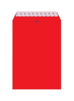 FIS 50-Piece Peel And Seal Envelope Set Red  - Image 1