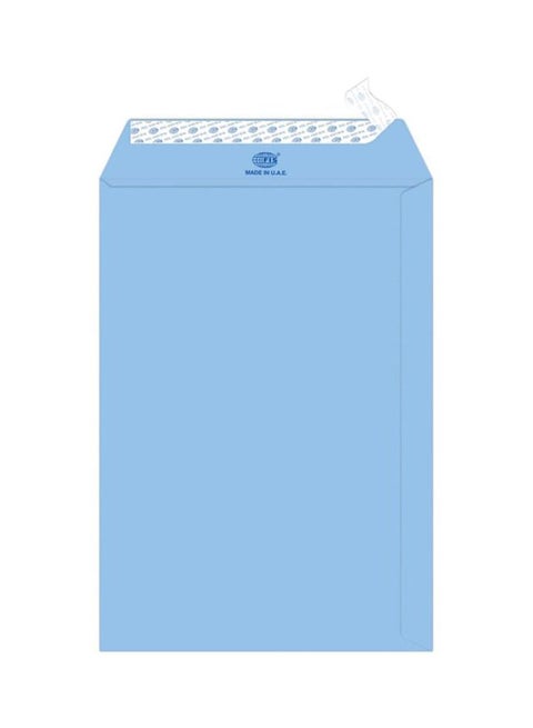 25-Piece Executive Laid Paper Peel And Seal Envelope Set Blue
