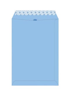 FIS 50-Piece Laid Paper Peel And Seal Envelope Set Blue  - Image 1