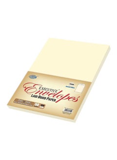 FIS 50-Piece Laid Paper Envelopes Peel & Seal, Camille Off White Color, C4 (324 X 229 Mm), 100 Gsm - Fsee1027Pbow50 Camille Off White  - Image 2