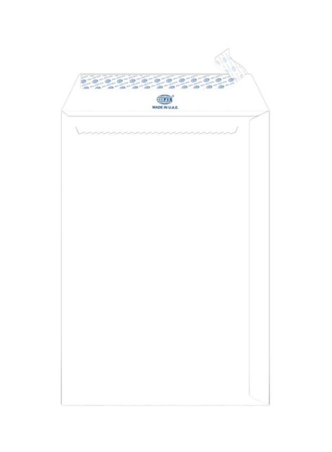 FIS 50-Piece Peel And Seal Envelope Set White - Image 1