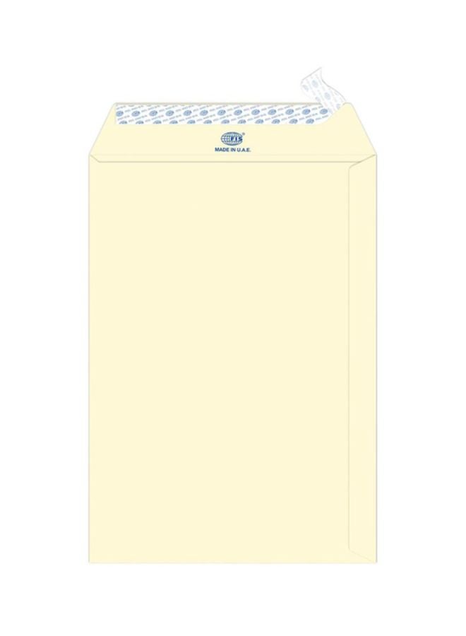 FIS 25-Piece Executive Laid Paper Peel And Seal Envelope Set Off-White - Image 1