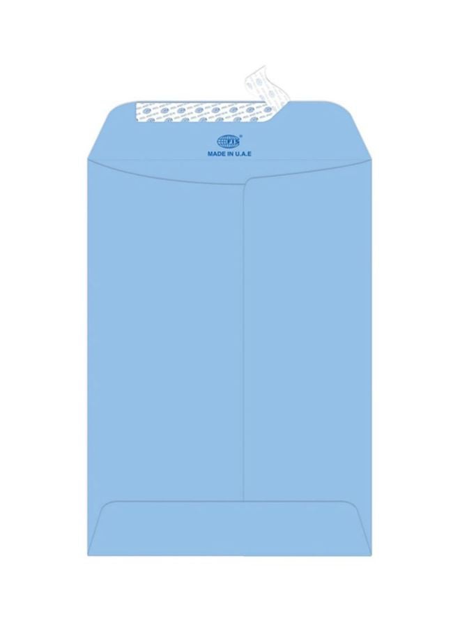 FIS 25-Piece Executive Laid Paper Peel And Seal Envelope Set Blue - Image 1