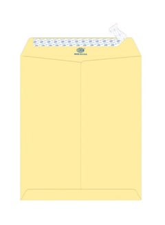 FIS Pack Of 50 Executive Laid Paper Peel And Seal Envelope Cream  - Image 1