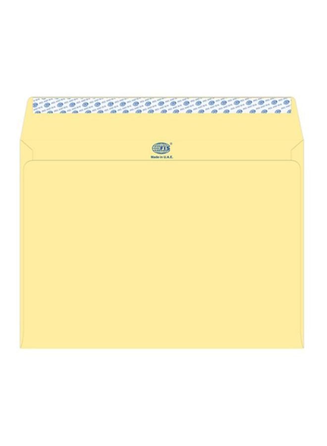 FIS 25-Piece Executive Laid Paper Peel And Seal Envelope Set Cream - Image 1