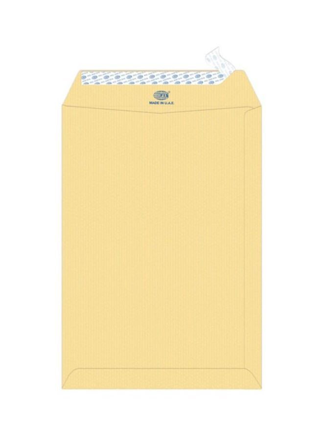 إف اي أس  مجموعة أظرف مانيلا بتقنية الفتح واللصق من 50 قطعة بني - Image 1