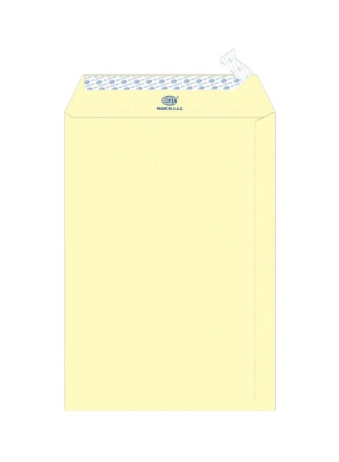 FIS 50-Piece Peel And Seal Envelope Set Cream - Image 1