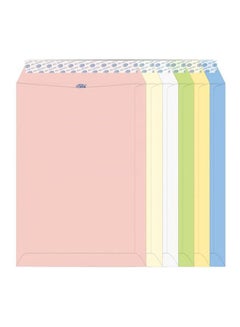 FIS 60-Piece Laid Paper Envelopes Multicolour  - Image 1