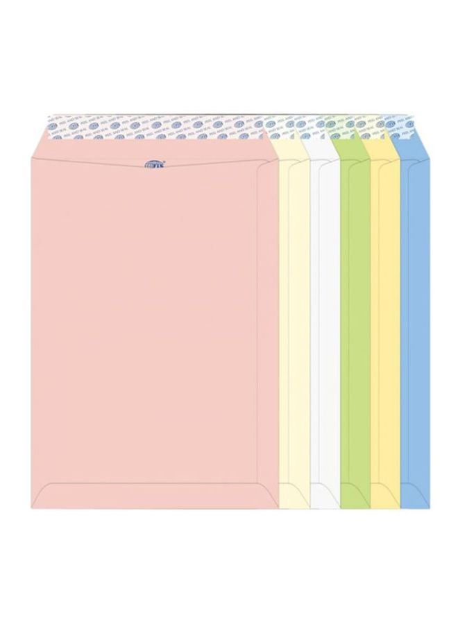 FIS 60-Piece Laid Paper Envelopes Multicolour - Image 1