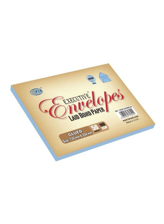 FIS 50-Piece Executive Envelope Set Blue - Image 2