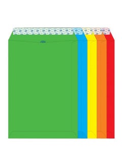50-Piece Colour Envelopes Multicolour