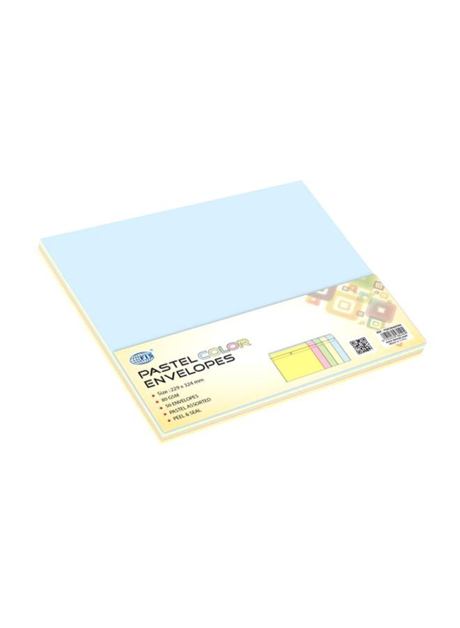 إف اي أس  طقم مغلفات من 50 قطعة أصفر - Image 2