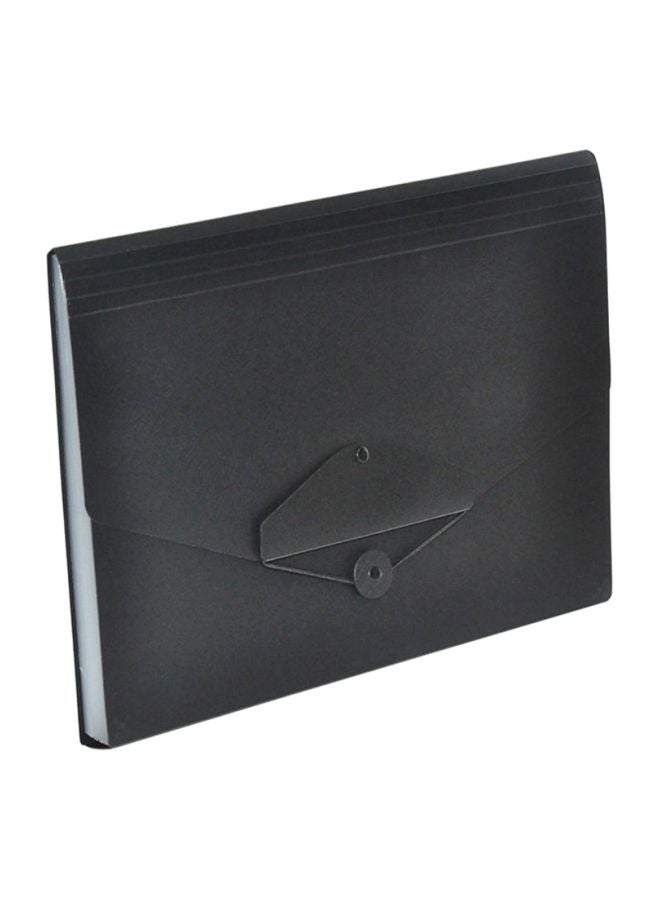 FIS 13-Pocket Expanding Files Black  - Image 1