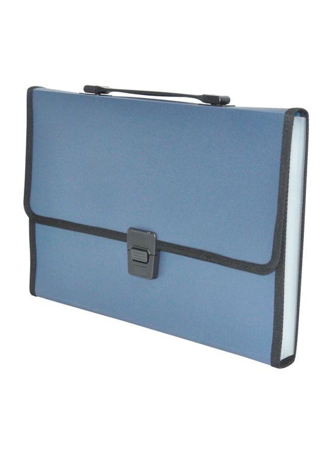 FIS 13-Pocket Expanding File Blue/Black - Image 1