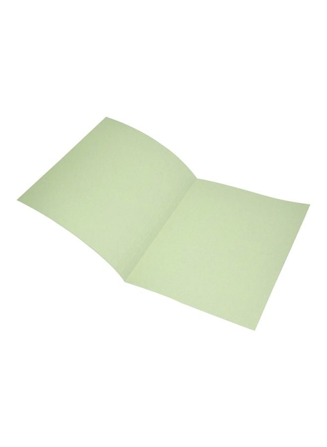 FIS 100-Piece Square Cut Folders Without Fastener Set Green - Image 2