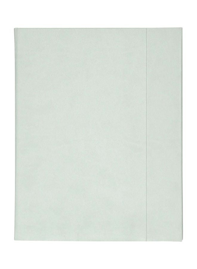 FIS A5 Italian Magnetic Folder With Writing Pad Light Grey/Beige - Image 1