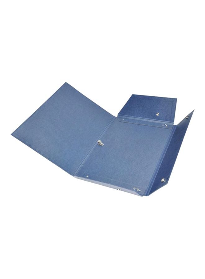 FIS Document Holder With Elastic Band And Pen Holder Navy Blue - Image 2