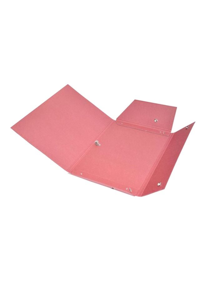 إف اي أس  حامل للمستندات والأقلام مزود بشريط مطاطي كستنائي - Image 2