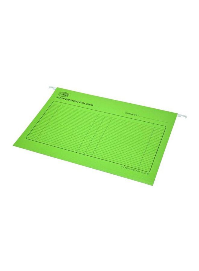 إف اي أس  مجموعة ملفات يمكن تعليقها من 50 قطعة أخضر - Image 1