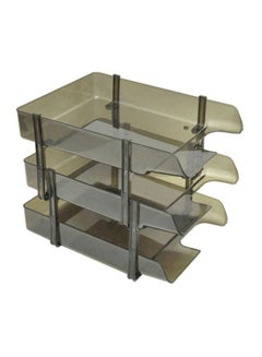 FIS Folding File Tray Smoky  - Image 1