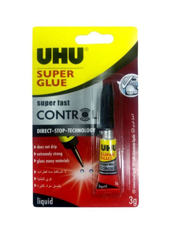 UHU Super Liquid Glue Clear 