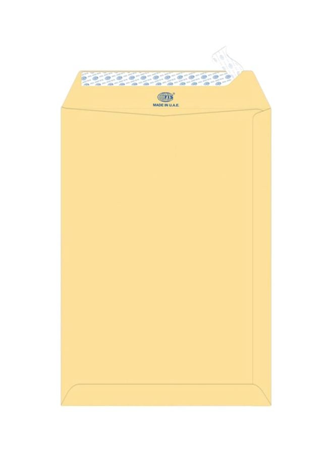 FIS - 50-Piece Manila Peel And Seal Envelope Set Yellow/Blue - Image 1