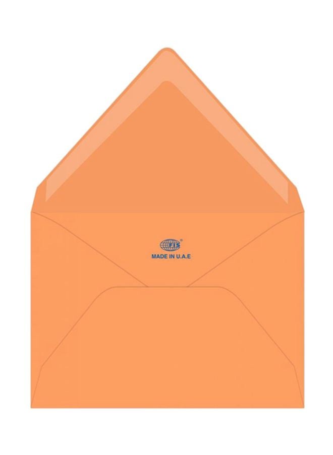 FIS 50-Piece Glued Envelope Set Orange/Blue - Image 1