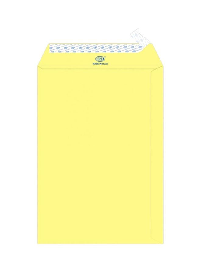 FIS 50-Piece Peel And Seal Envelope Set Yellow/Blue - Image 1