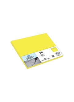 FIS Pack Of 50 Peel And Seal Envelope Yellow/Blue  - Image 2