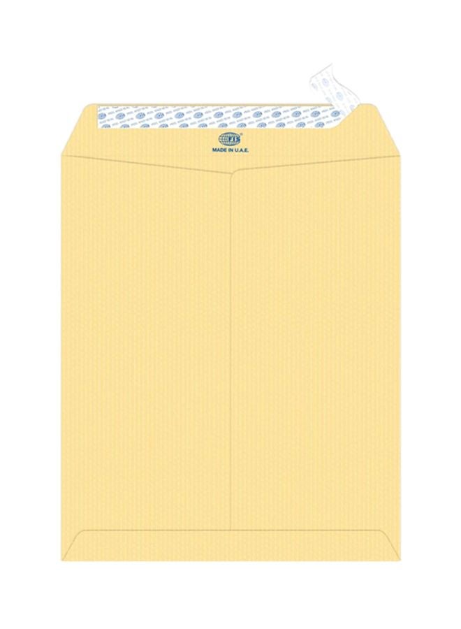 FIS 50-Piece Peel And Seal Manila Envelope Set Beige - Image 1